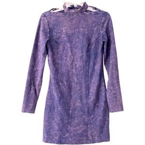 Free People Urban Outfitters Navy/Purple Mini Dress Small Petite S